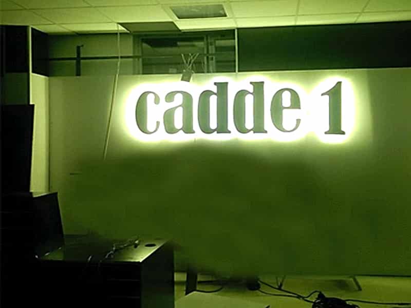 Alüminyum ic mekan isikli kutu harf