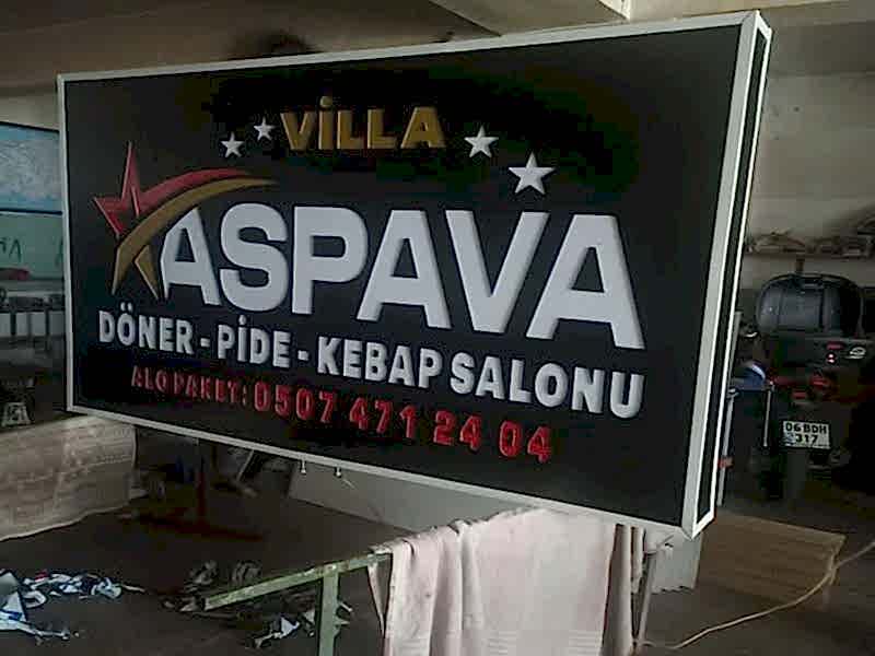 ankara isikli oyma tabela