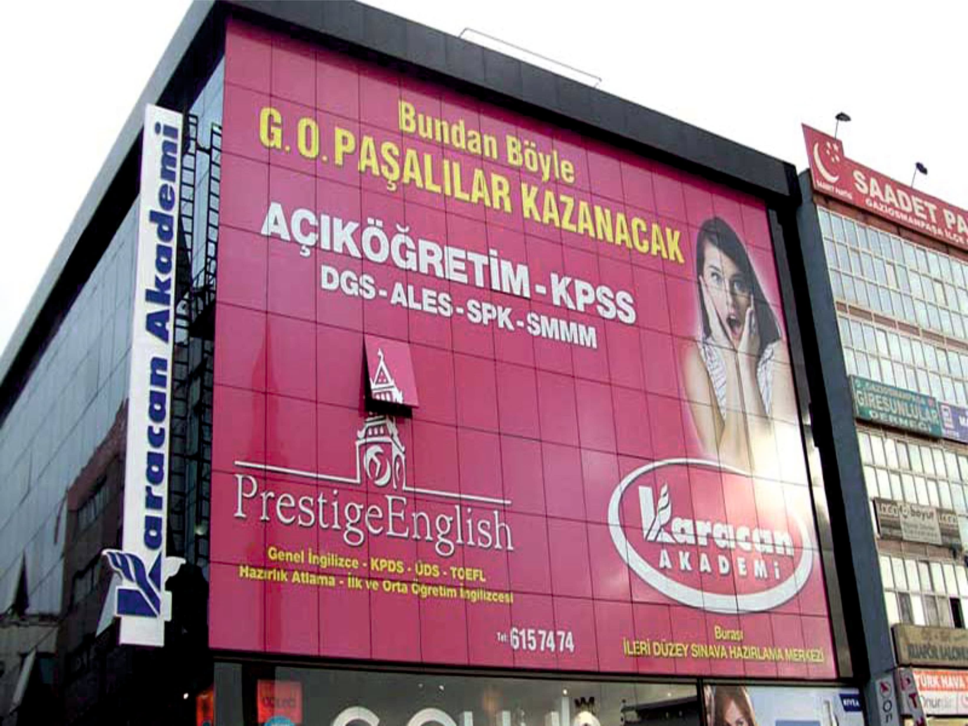 cam üzeri cephe kaplama