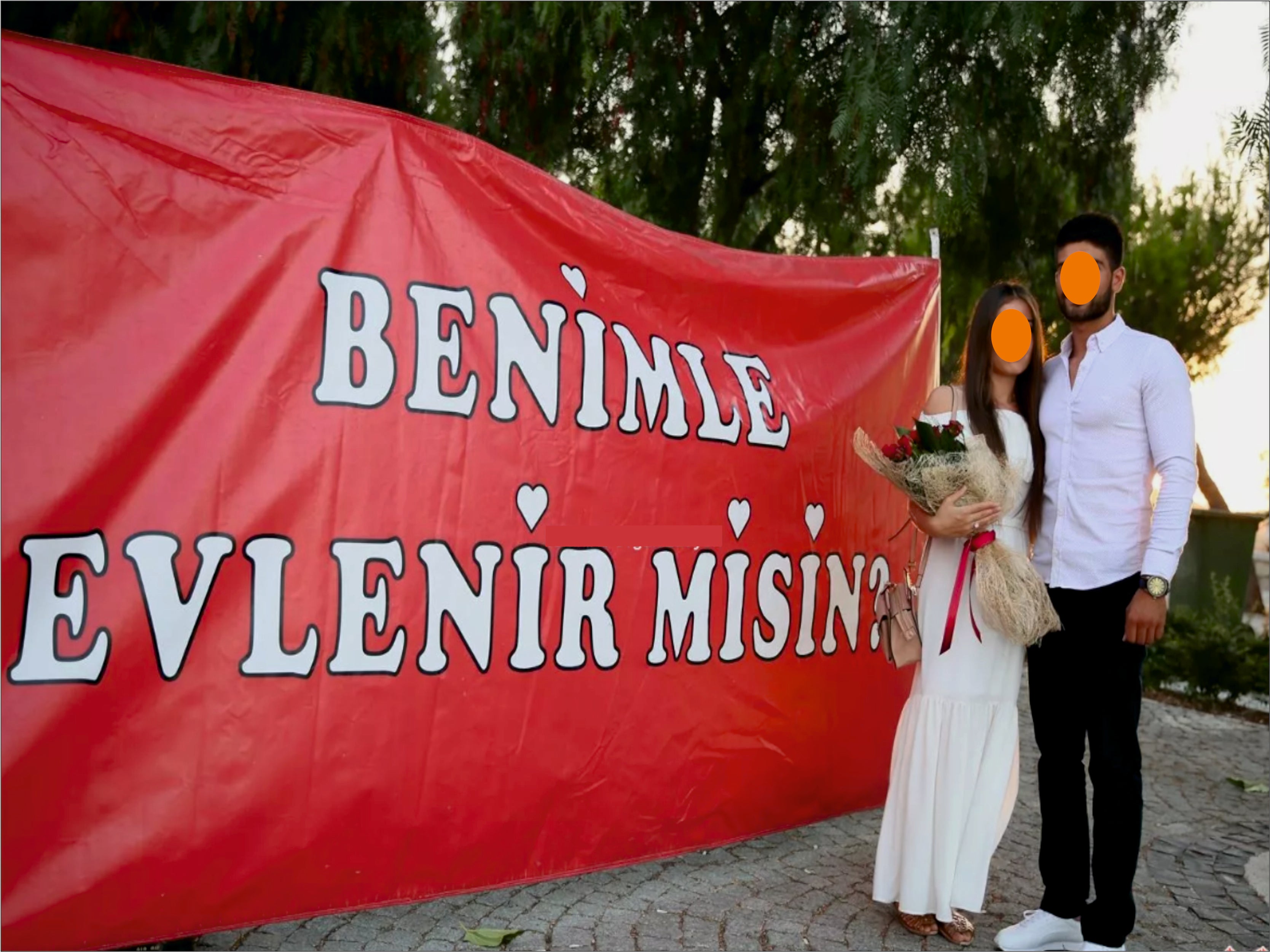 EVLİLİK TEKLİFİ AFİSİ