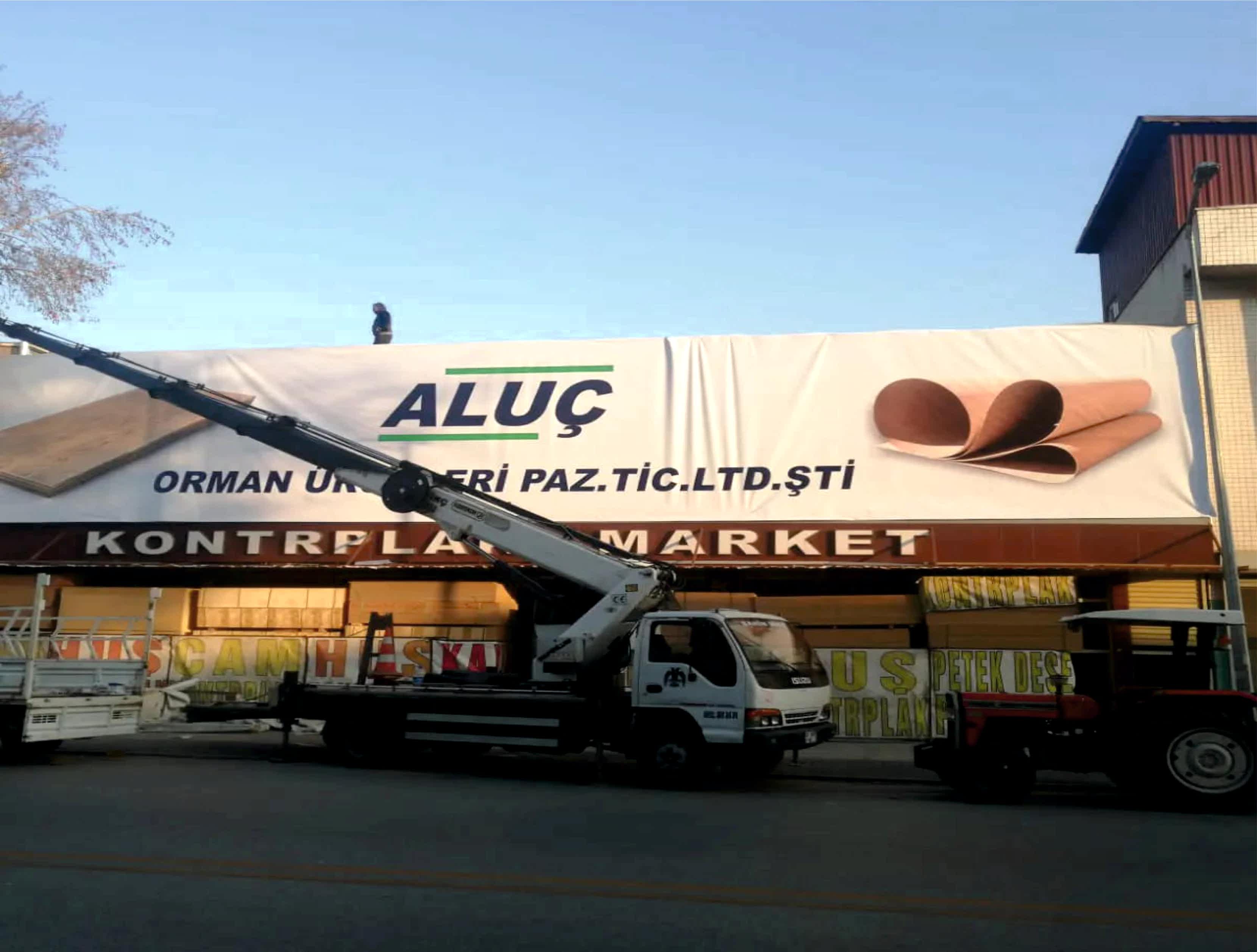 germe üzeri isikli pleksi kutu harf