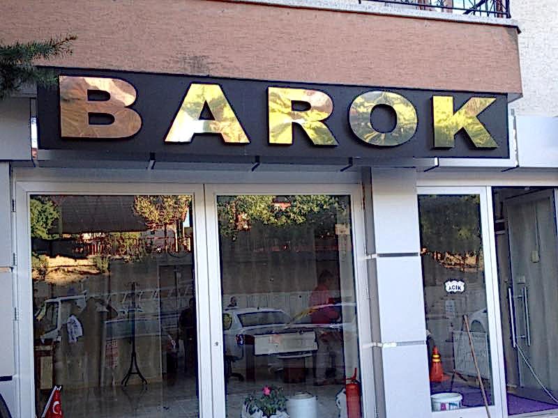 paslanmaz krom kutu harf tabela